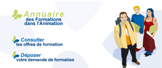 Annuaire des formations pour les metiers de l'animation